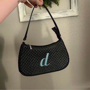 Y2k initial D mini handbag